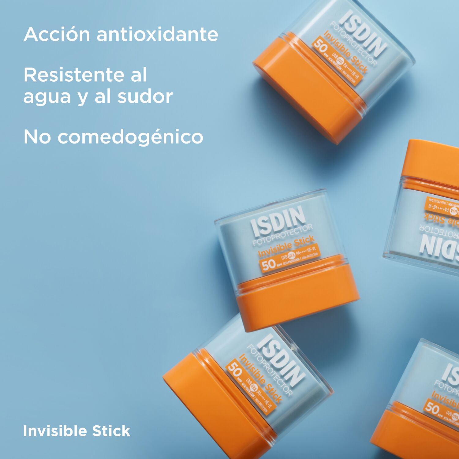 FOTOPROTECTOR INVISIBLE STICK SPF 50 (PROTECTOR SOLAR EN BARRA)